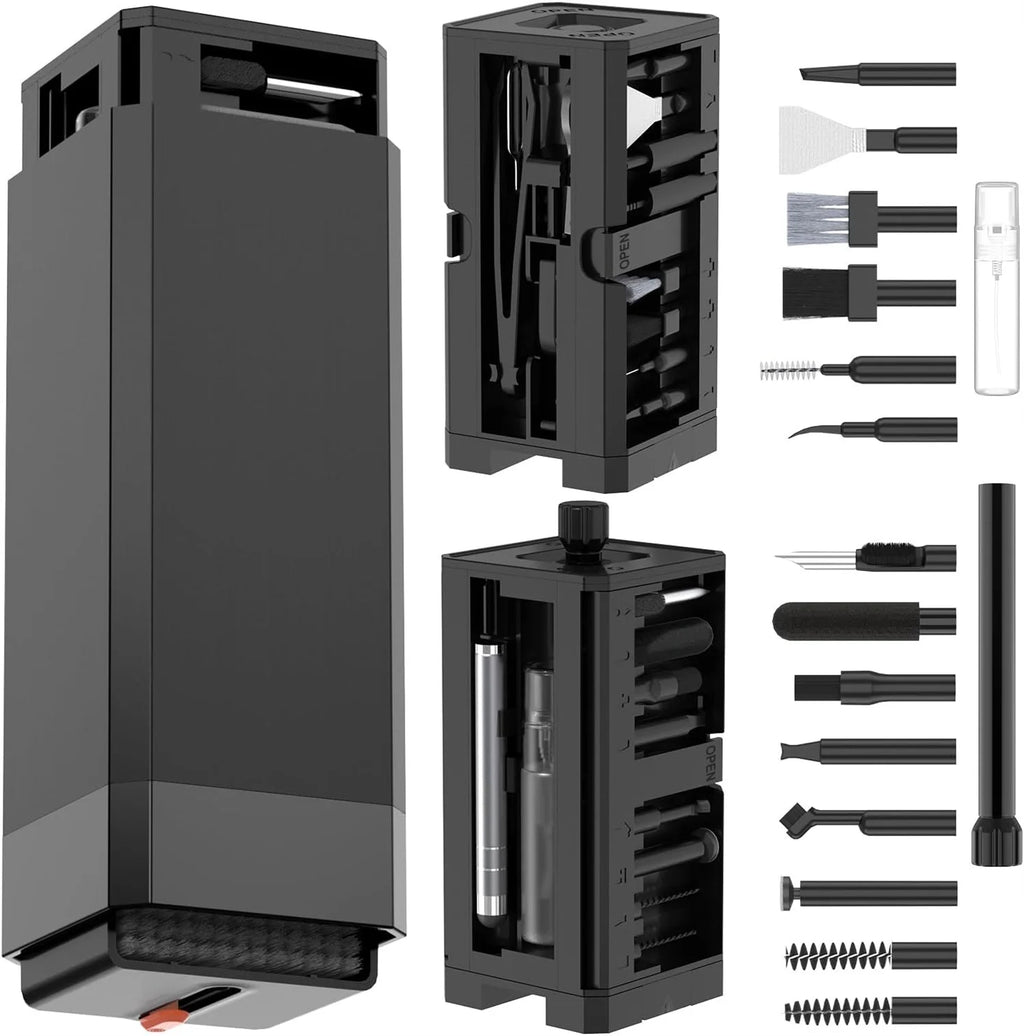 TechClean Pro 32: Estación de Limpieza Multifuncional para Dispositivos