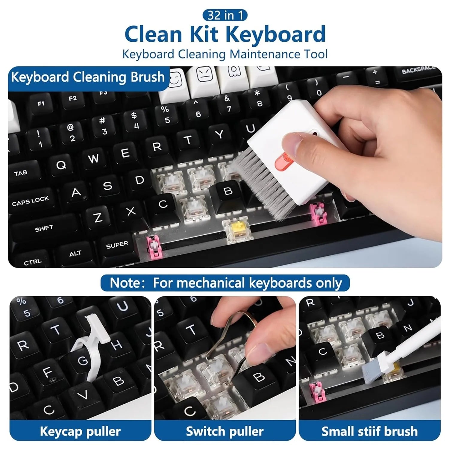 TechClean Pro 32: Estación de Limpieza Multifuncional para Dispositivos